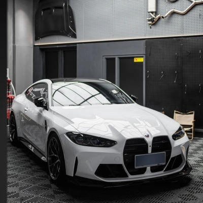 Super Gloss Piano White Car Vinyl Wrap 01