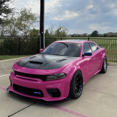 Glossy Crystal Rose Red Car Vinyl Wrap 02