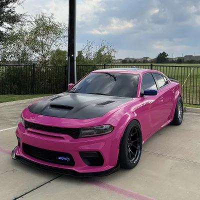 Glossy Crystal Rose Red Car Vinyl Wrap 02