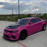 Glossy Crystal Rose Red Car Vinyl Wrap