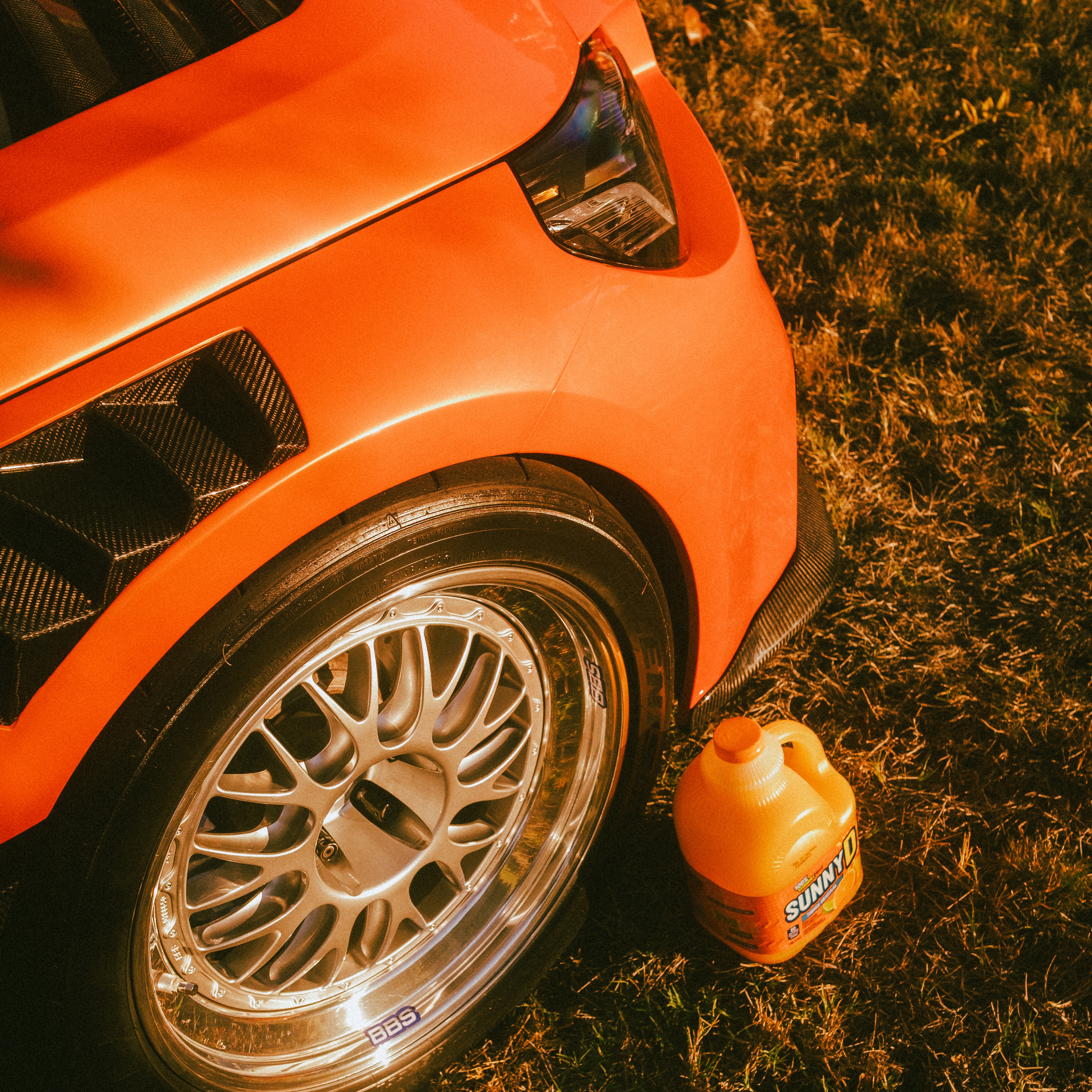 Gloss Metallic Gold Orange Car Vinyl Wrap