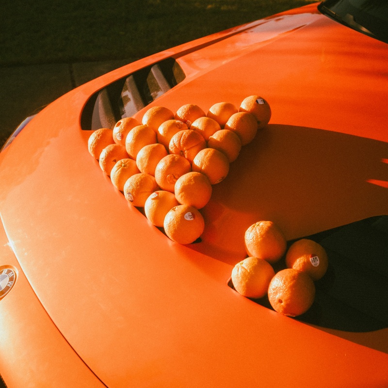 Gloss Metallic Gold Orange Car Vinyl Wrap