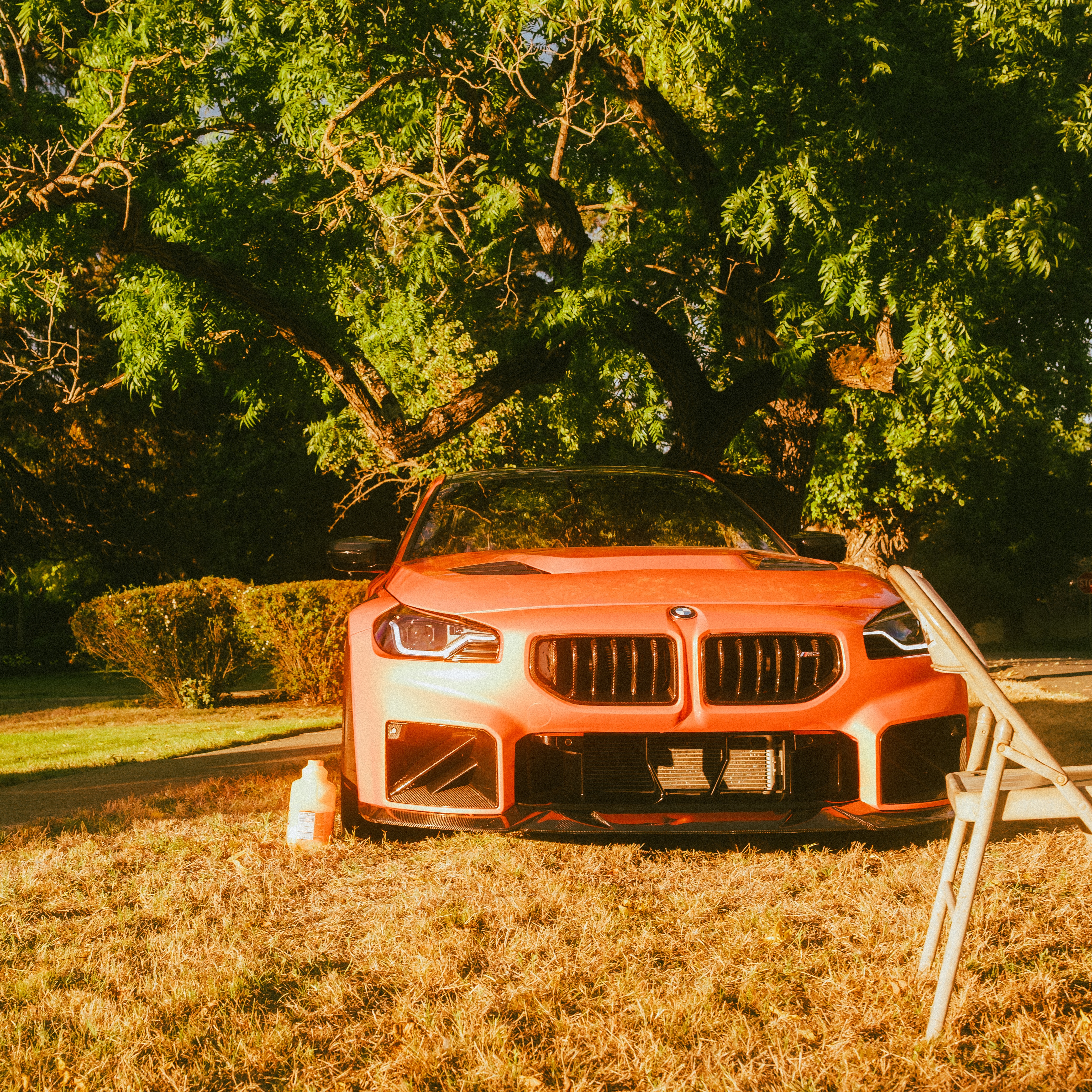 Gloss Metallic Gold Orange Car Vinyl Wrap