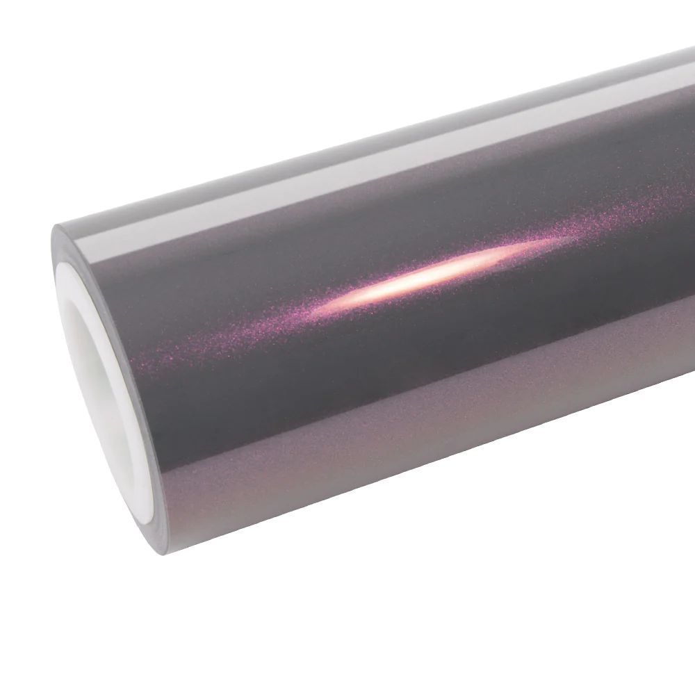 Glitter Metallic Star Ash Pink Car Vinyl Wrap