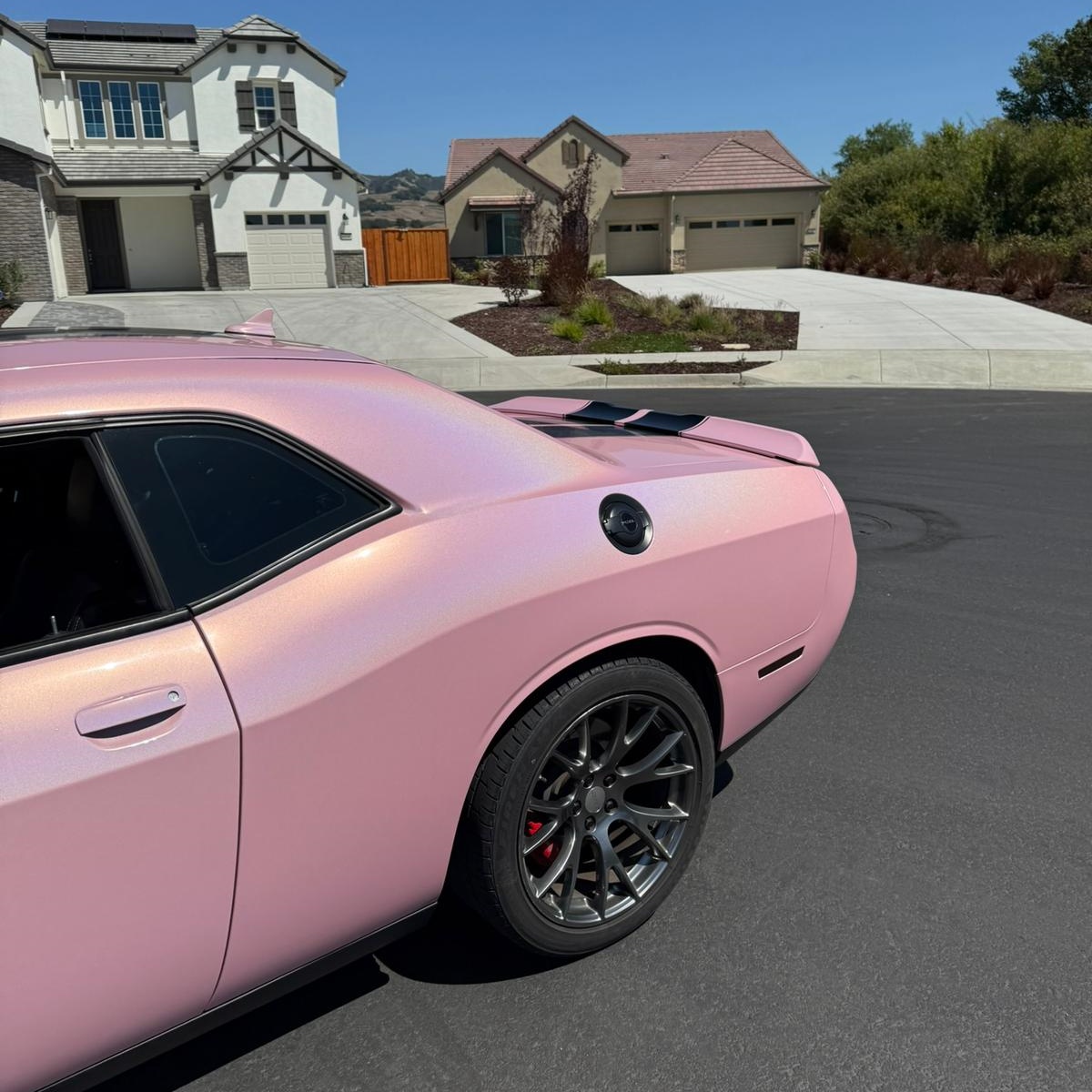 Glossy Laser Light Pink Car Vinyl Wrap