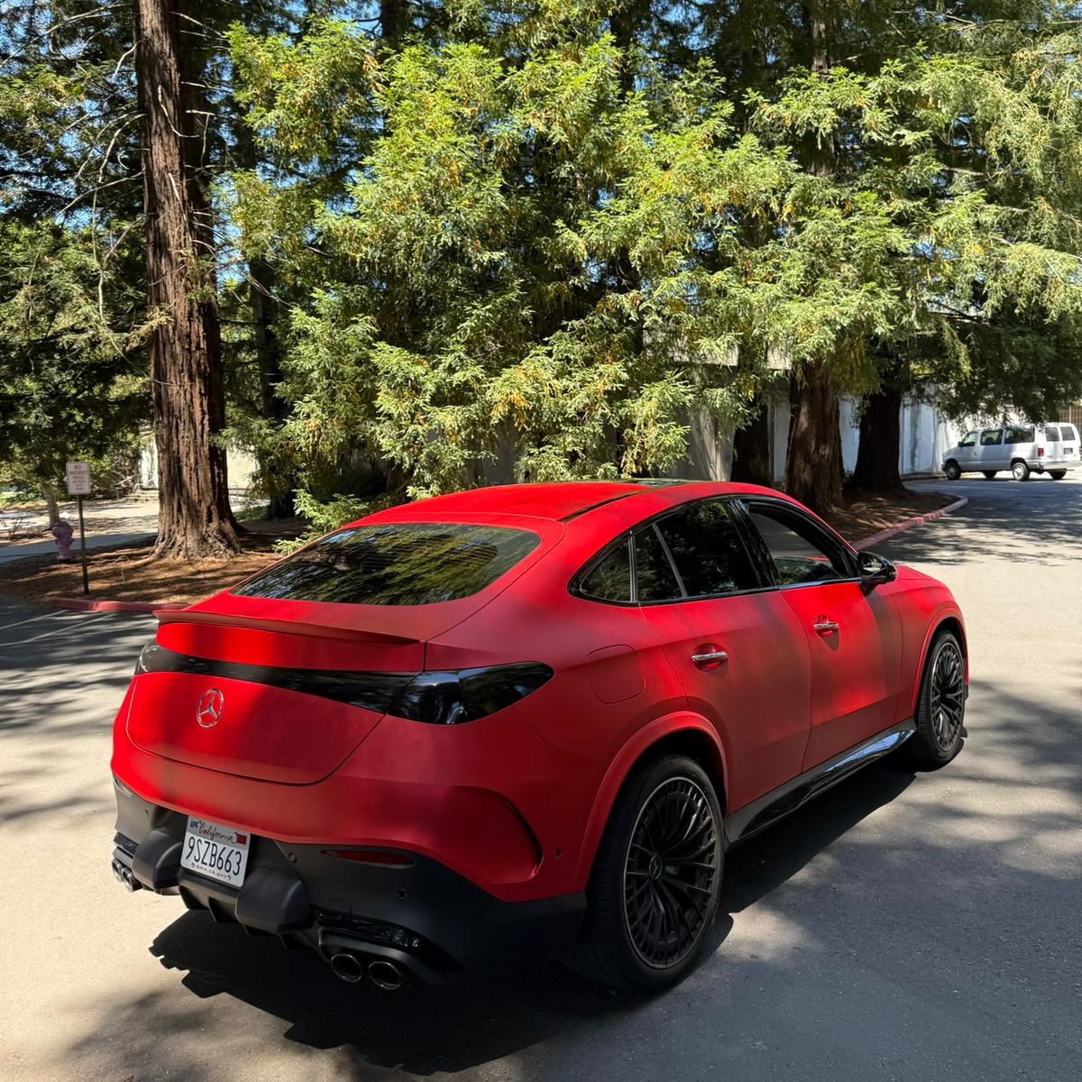Satin Chrome Prismatic Red Car Vinyl Wrap