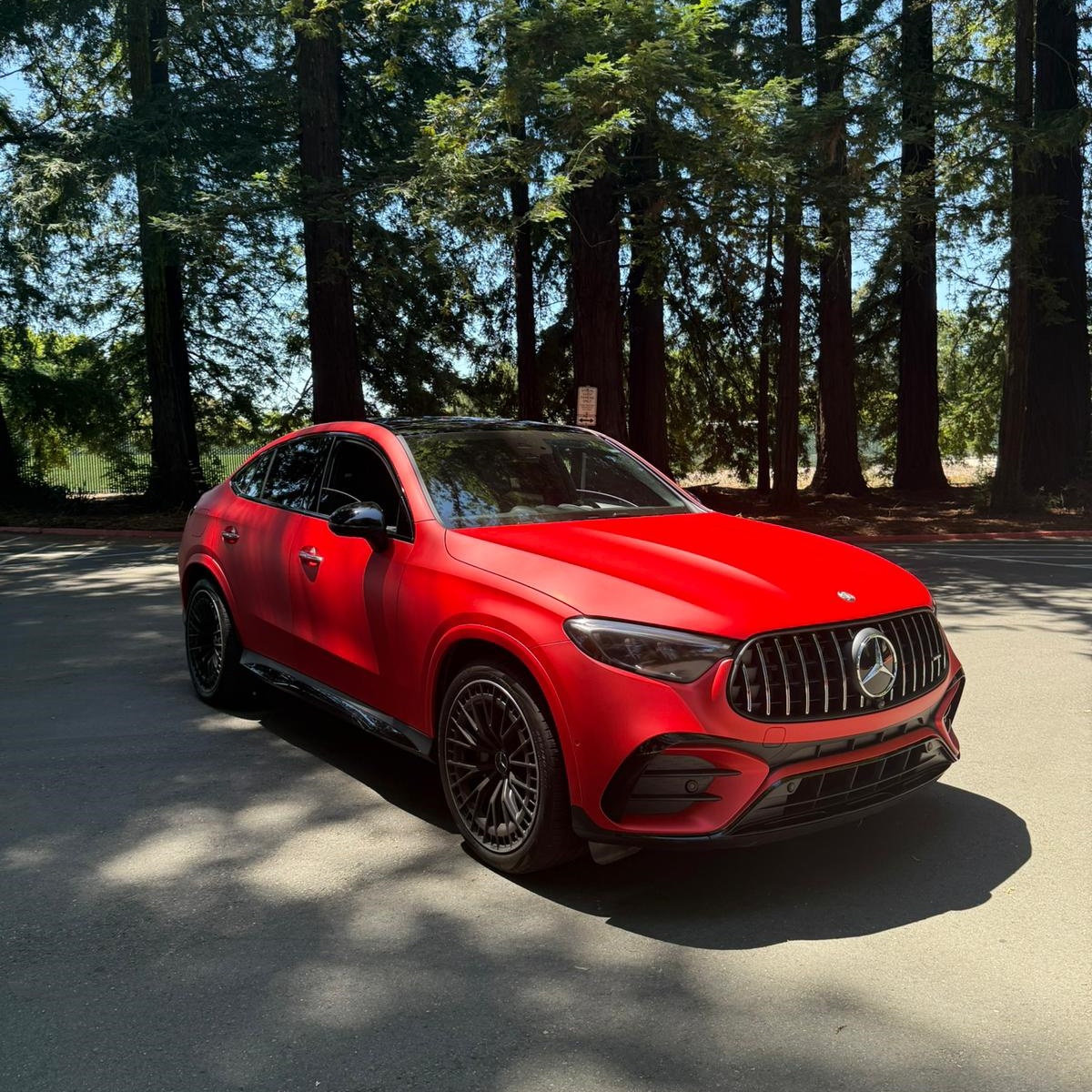 Satin Chrome Prismatic Red Car Vinyl Wrap