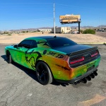 Rainbow Chrome Green Car Vinyl Wrap