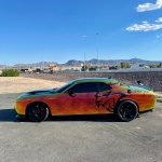 Rainbow Chrome Green Car Vinyl Wrap