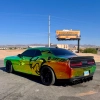 Rainbow Chrome Green Car Vinyl Wrap
