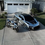 Matte Chrome Alexander Silver Car Vinyl Wrap