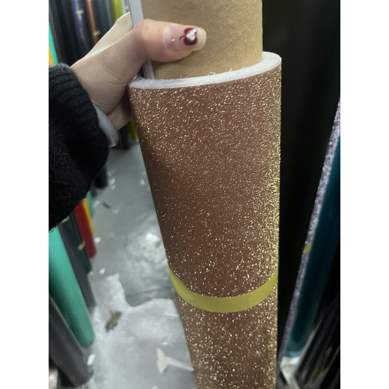 Flashing Gold Car Vinyl Wrap