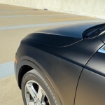 Satin Black Car Vinyl Wrap