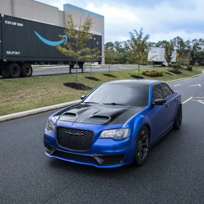 PET Matt Electroplated Klein Blue Car Vinyl Wrap 02