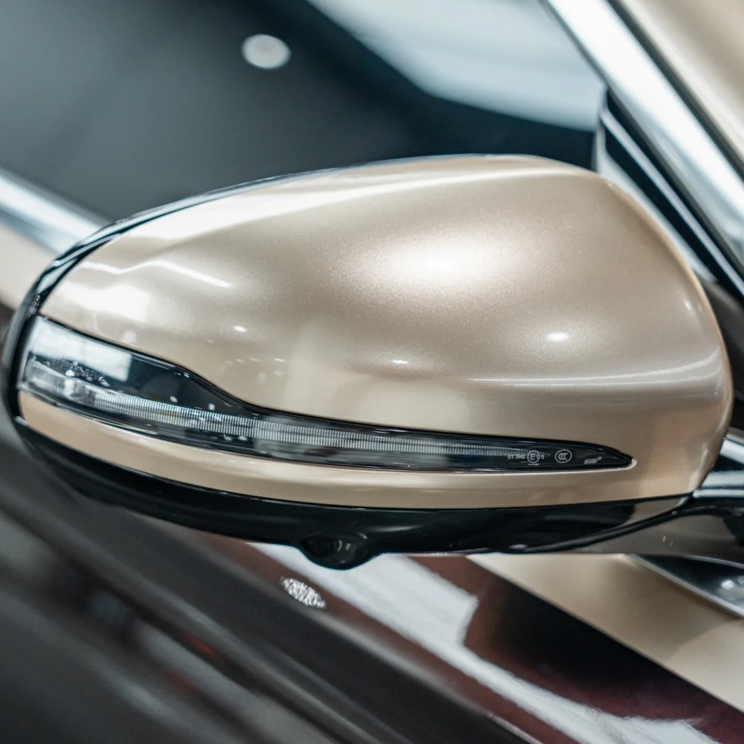 Gloss Metal Champaign Dark Gold Car Vinyl Wrap