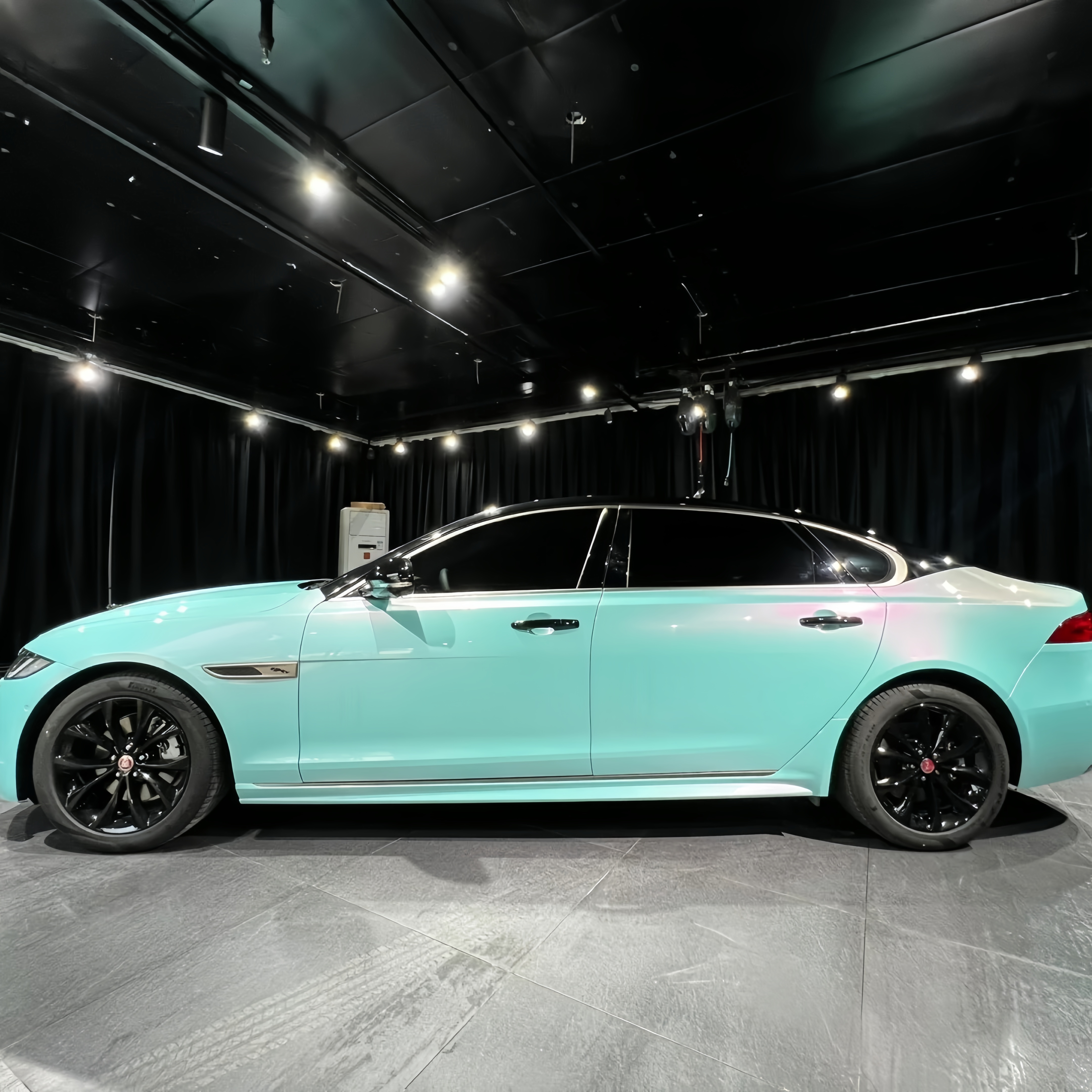 Glossy Racing Tiffany Car Vinyl Wrap