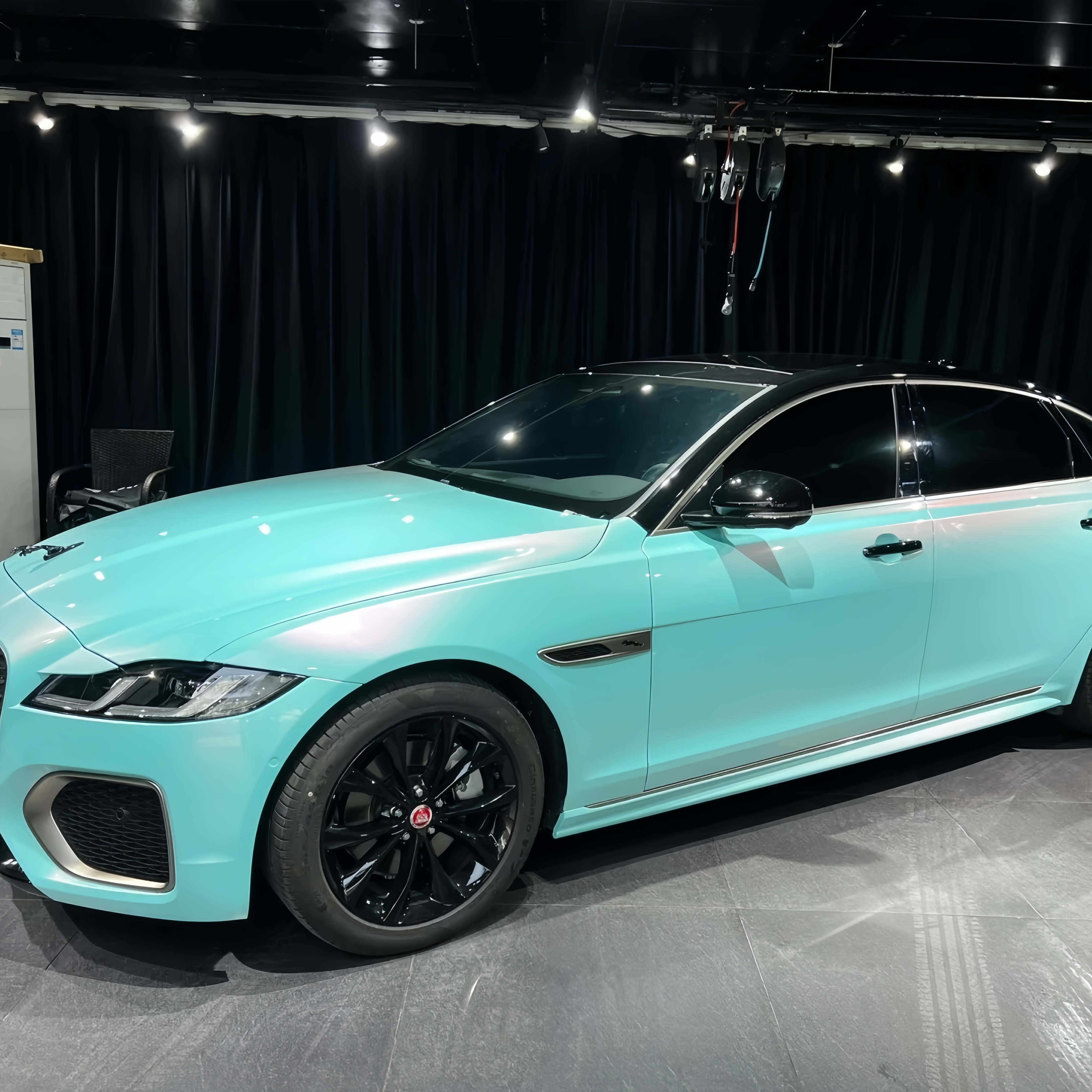 Glossy Racing Tiffany Car Vinyl Wrap