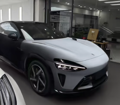 TPU Eclipse Black Car Vinyl Wrap