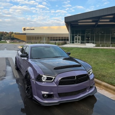 PET Haze Purple - Grey  Car Vinyl Wrap 01