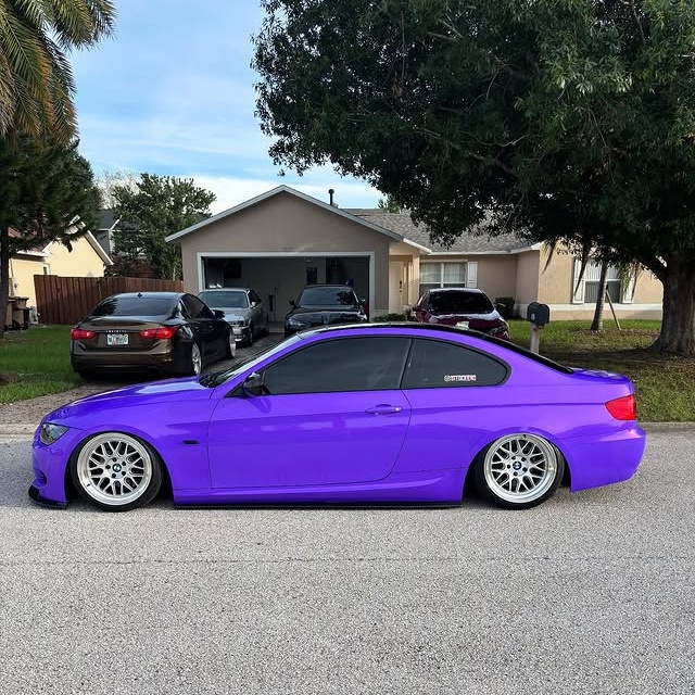 Gloss Metallic Plum Explosion Purple Car Vinyl Wrap