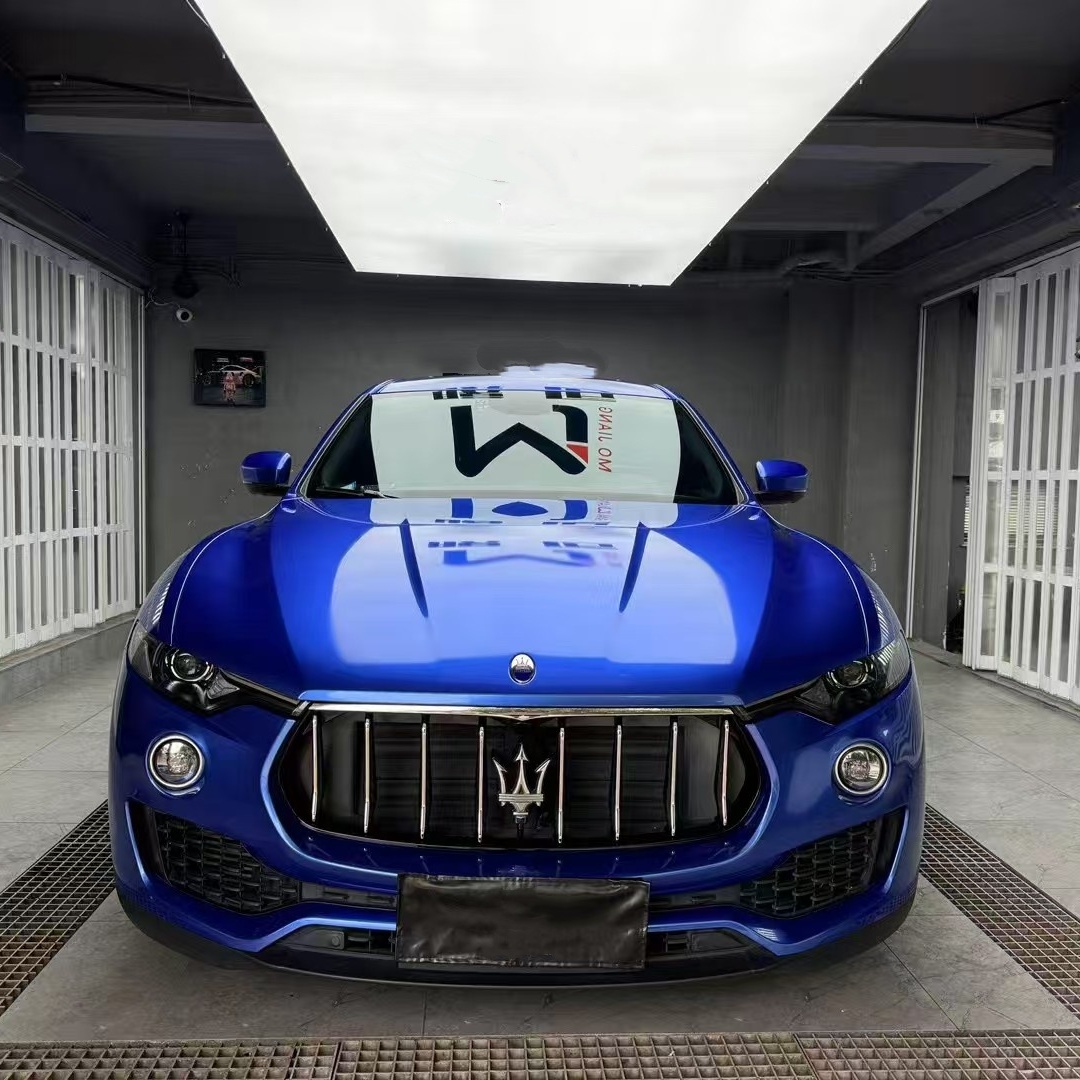 Gloss Portimao Blue Car Vinyl Wrap