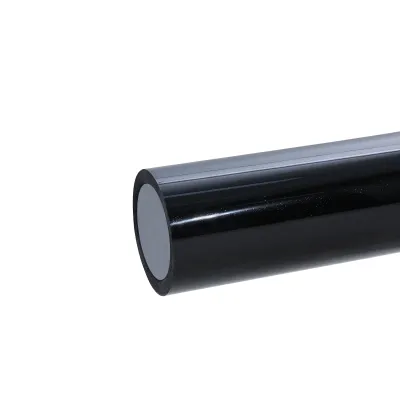 Gloss Metallic Black Car Vinyl Wrap 01