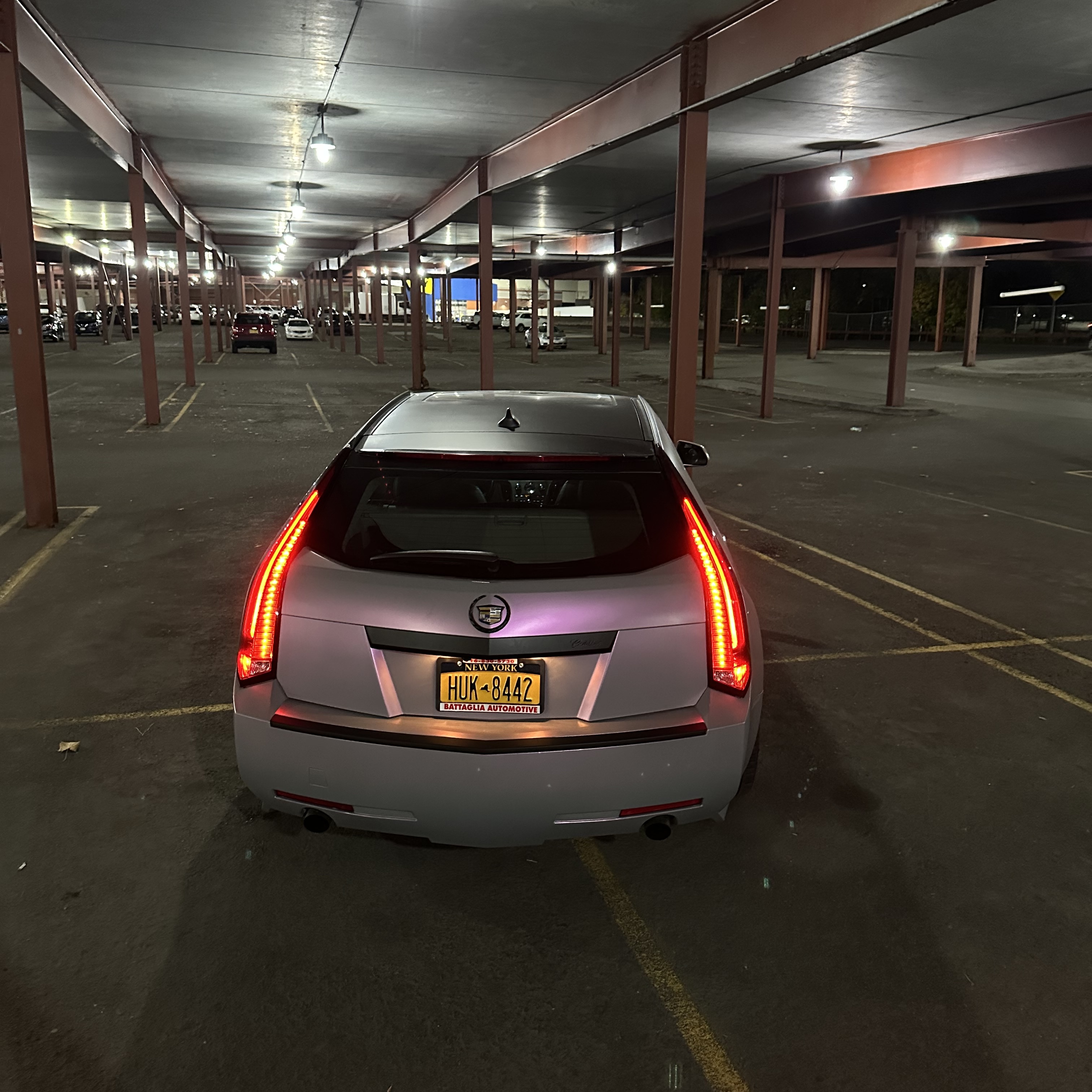 Matte Twin Candy Grey Red Car Vinyl Wrap