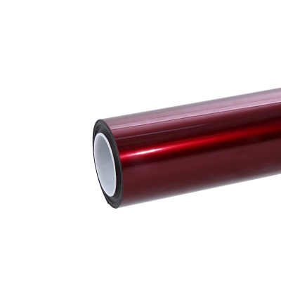 Super Gloss Liquid Ruby Red Car Vinyl Wrap 01