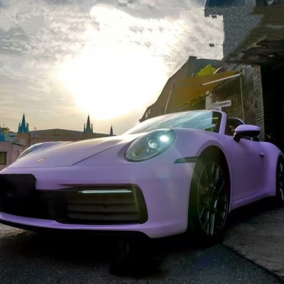 Super Gloss Periwinkle Car Vinyl Wrap 02