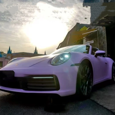 Super Gloss Periwinkle Car Vinyl Wrap 02