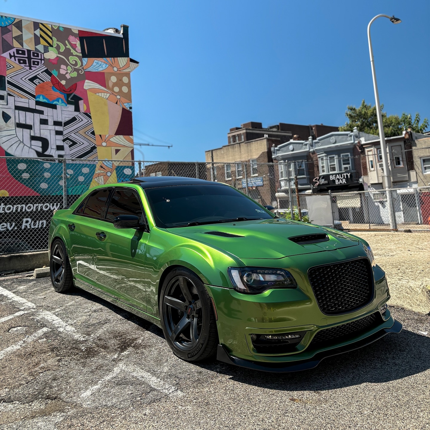 Gloss Metallic Mamba Green Car Vinyl Wrap