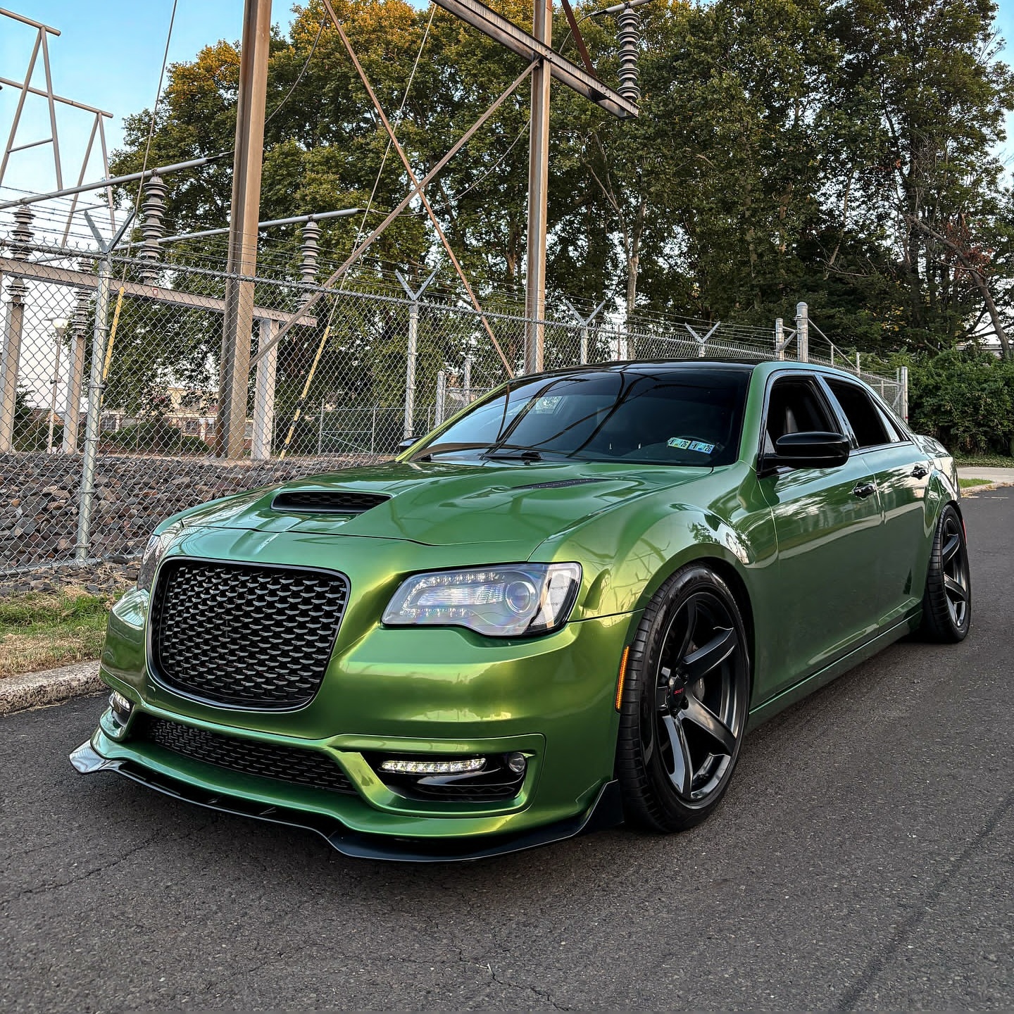 Gloss Metallic Mamba Green Car Vinyl Wrap