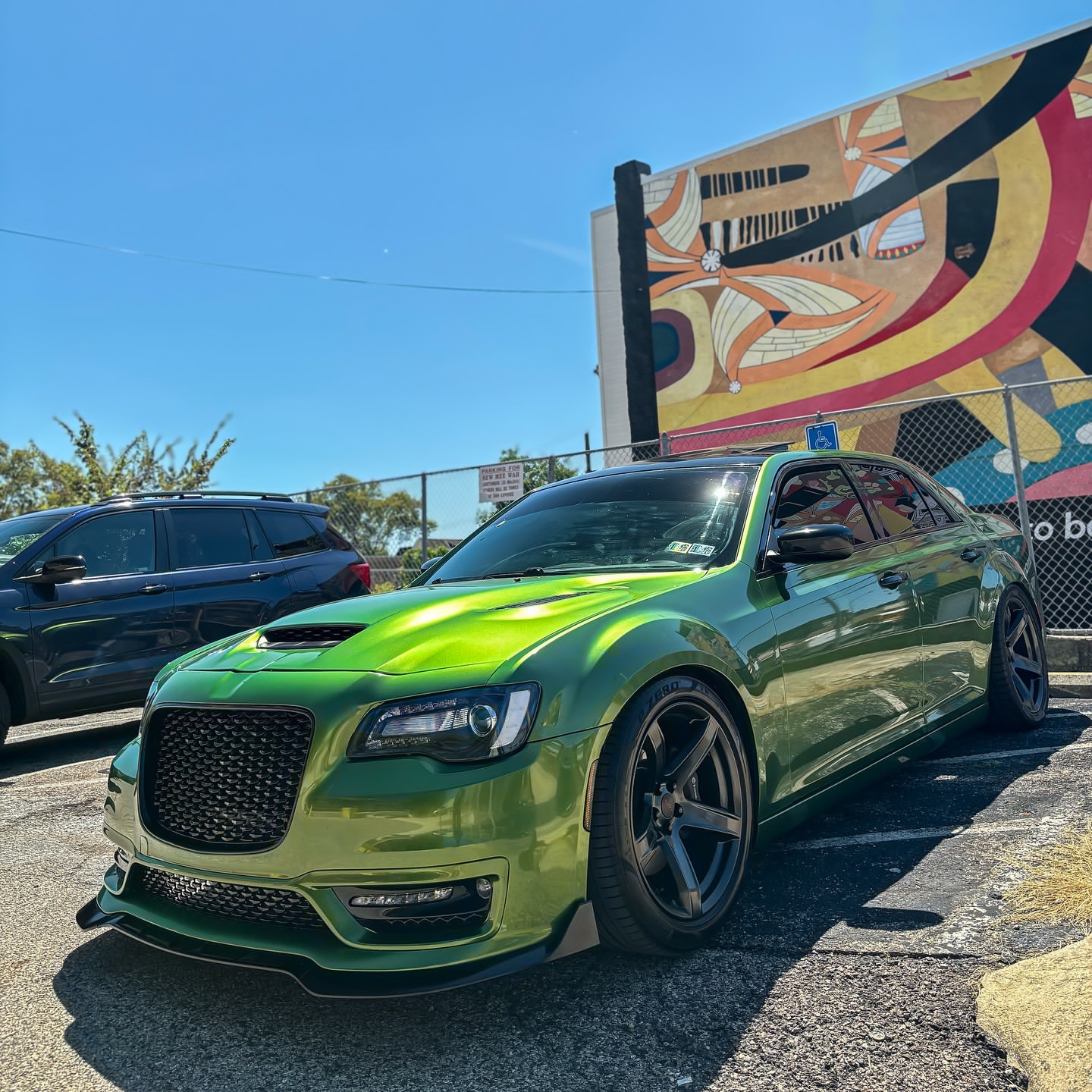 Gloss Metallic Mamba Green Car Vinyl Wrap