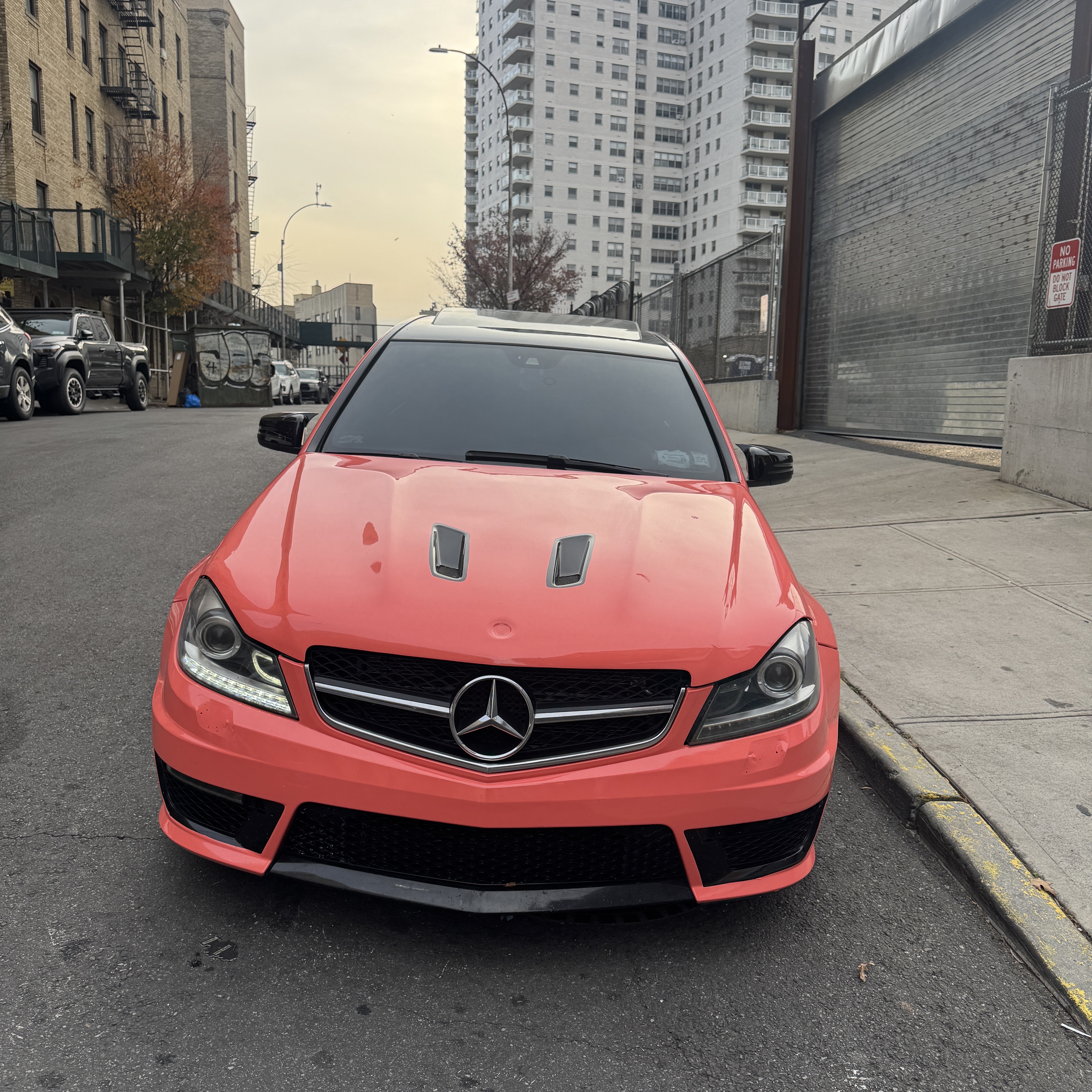 Gloss Coral Orange Car Vinyl Wrap