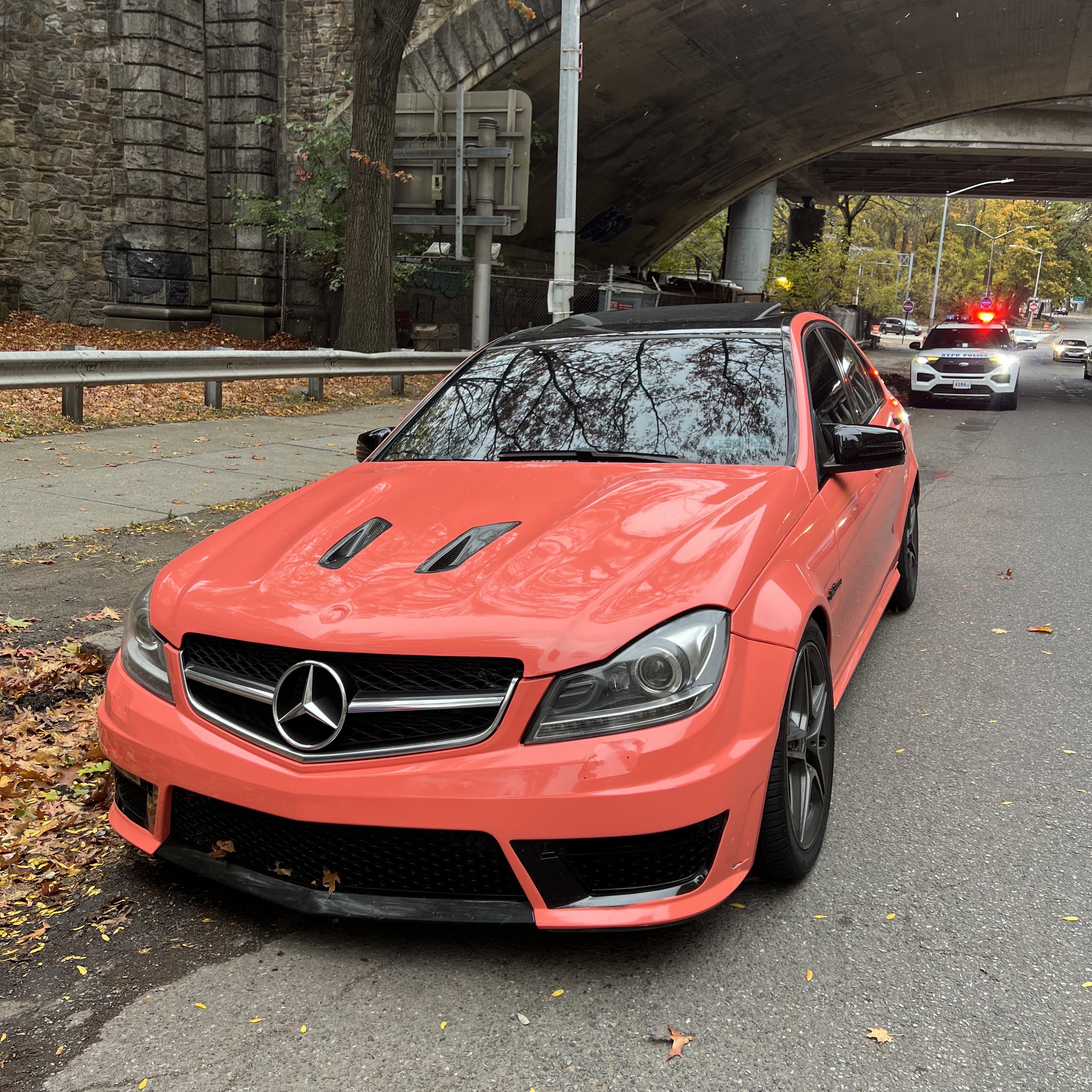 Gloss Coral Orange Car Vinyl Wrap
