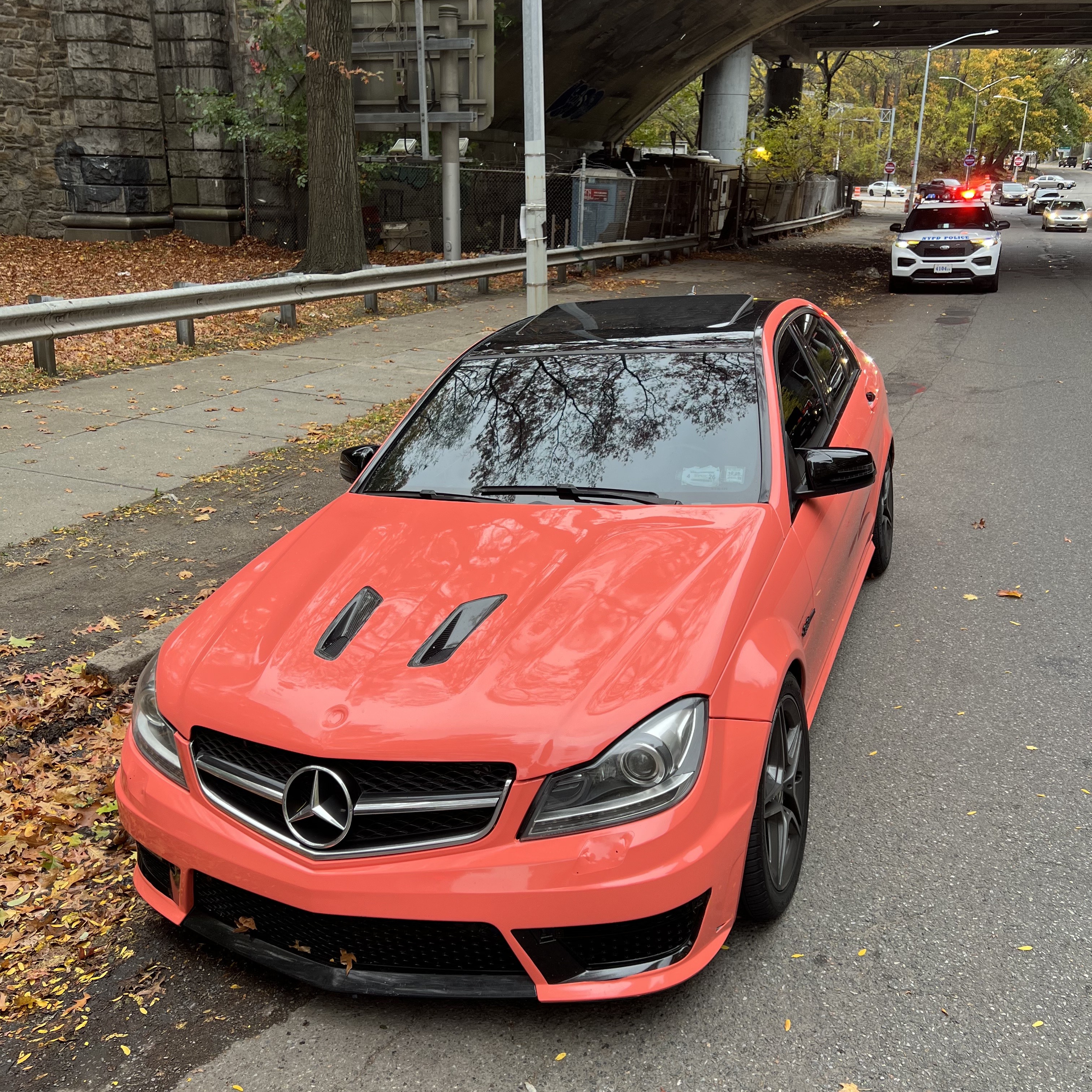 Gloss Coral Orange Car Vinyl Wrap
