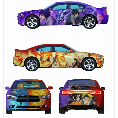 Naruto Custom Car Vinyl Wrap 01