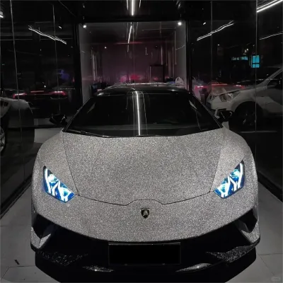 Super Diamond Sliver Car Vinyl Wrap 02