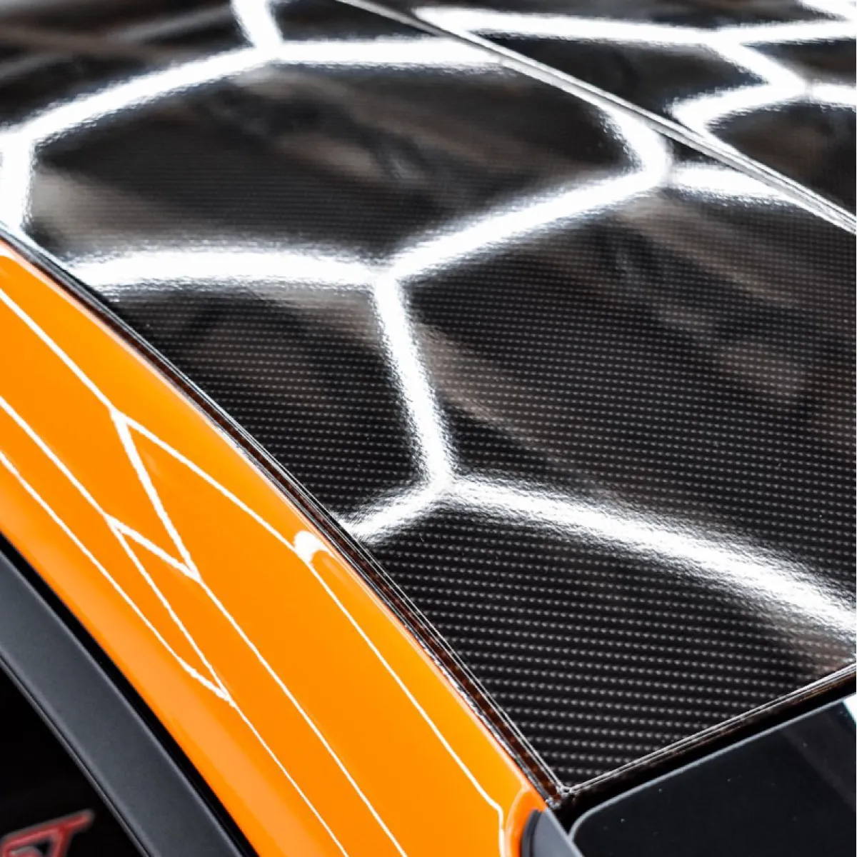 Super Gloss Carbon Fiber Car Vinyl Wrap