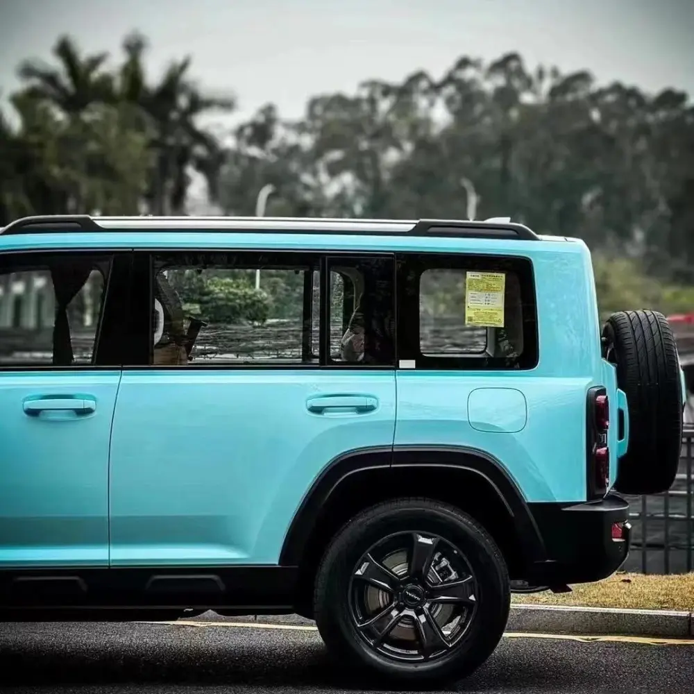 Super Gloss Tanager Blue Car Vinyl Wrap