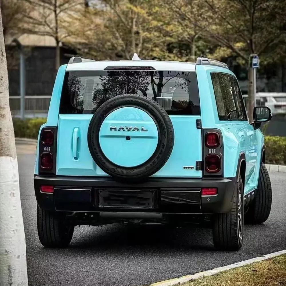 Super Gloss Tanager Blue Car Vinyl Wrap