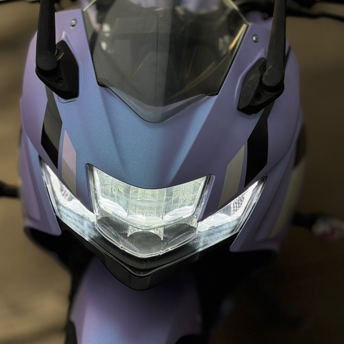 BMW Gloss Ceramics Lavender Blue Car Vinyl Wrap