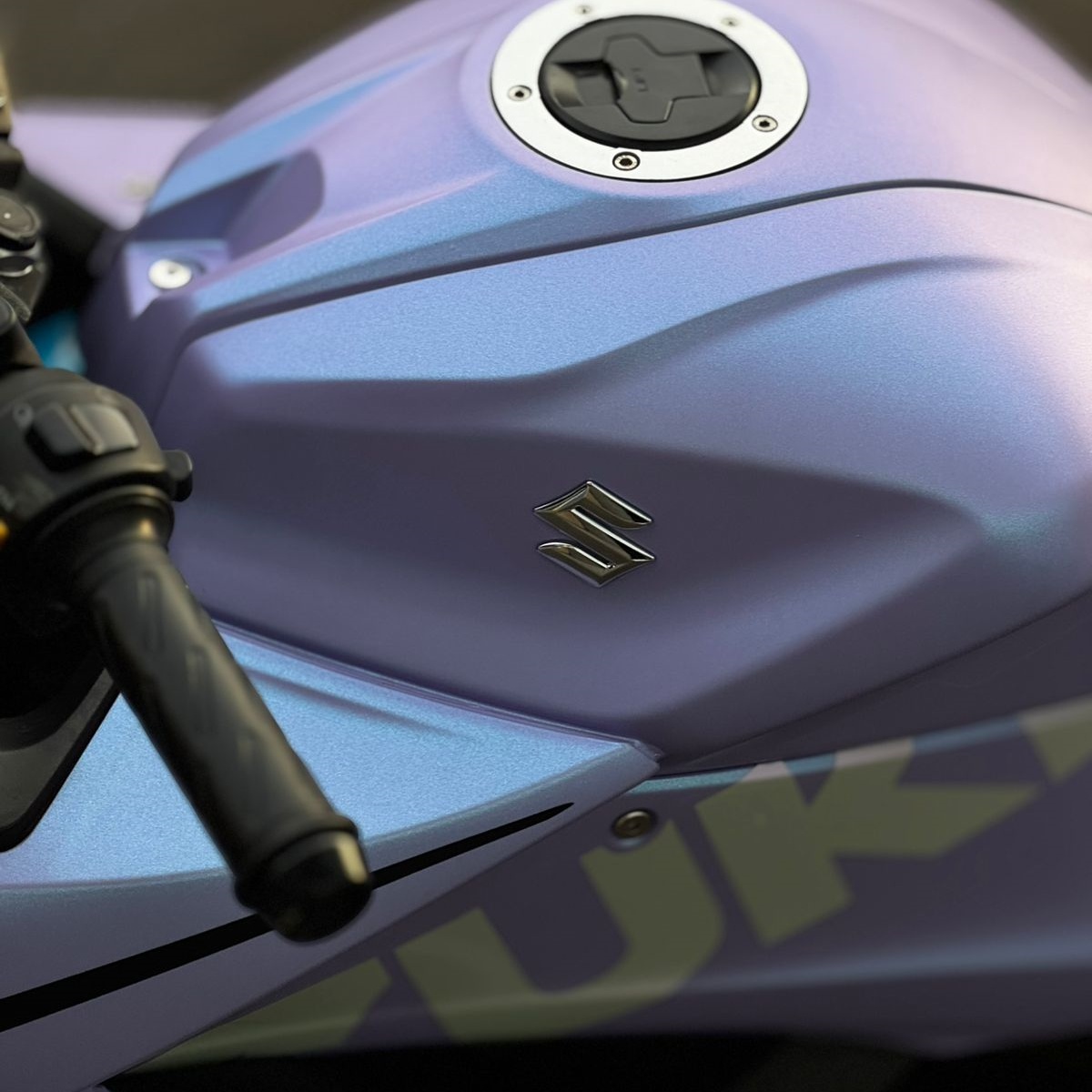 BMW Gloss Ceramics Lavender Blue Car Vinyl Wrap