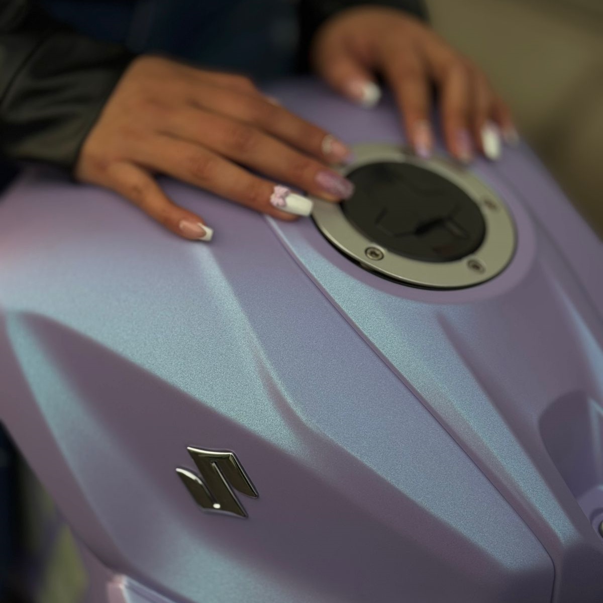 BMW Gloss Ceramics Lavender Blue Car Vinyl Wrap