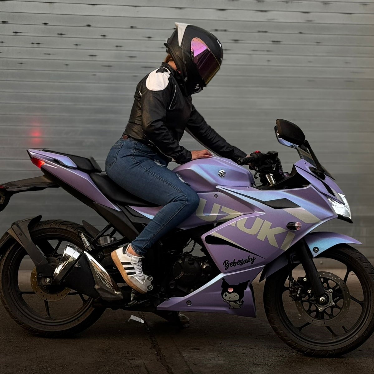 BMW Gloss Ceramics Lavender Blue Car Vinyl Wrap