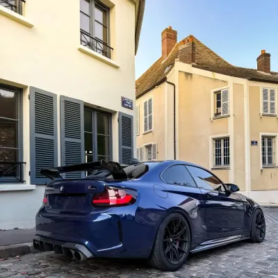 Gloss Metallic Tanzanite Blue Car Vinyl Wrap [BMW OEM Color] 02