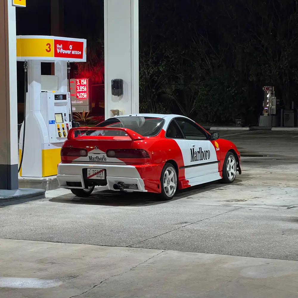 Marlboro Racing Customized Car Vinyl Wrap