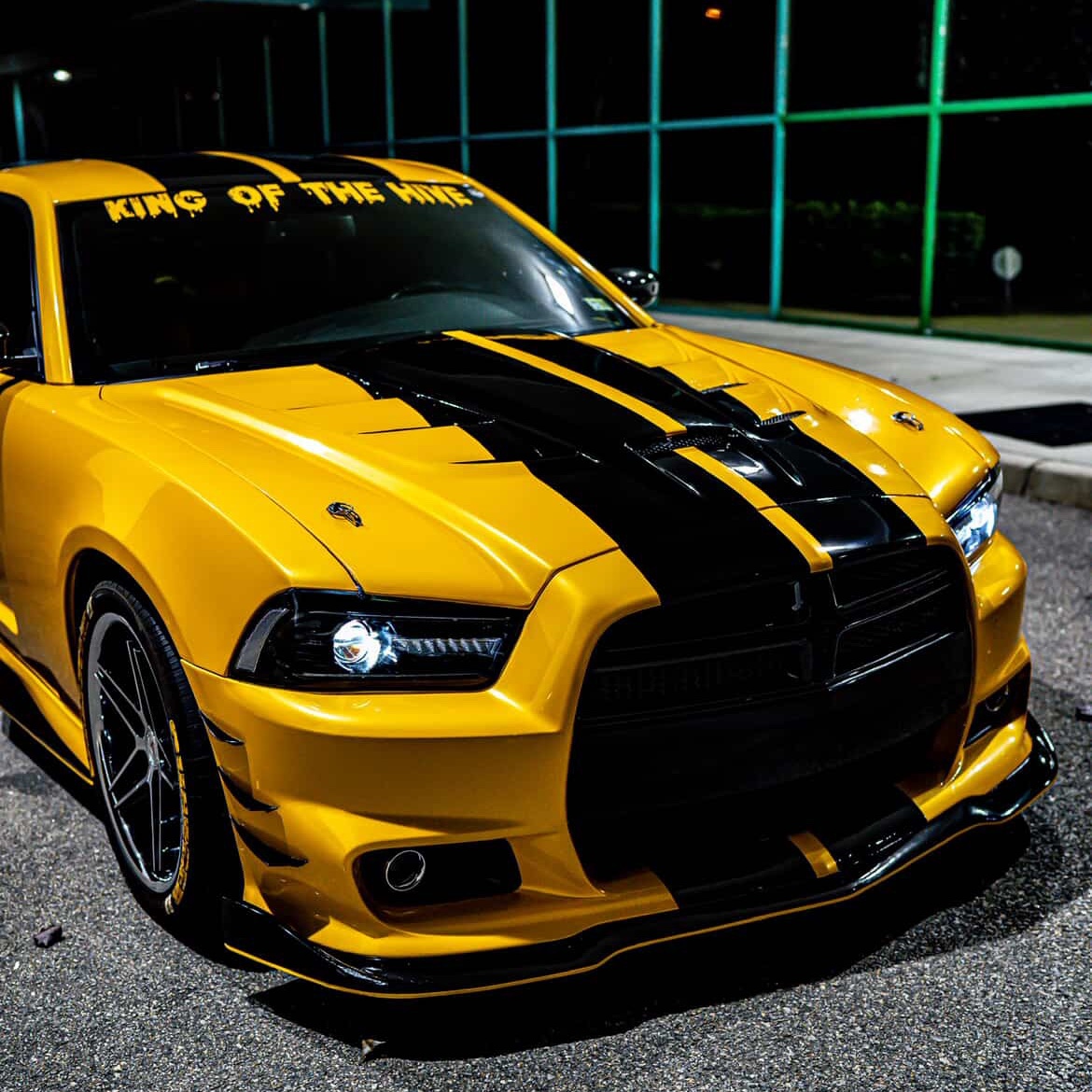 NIO Gloss PET Metal Paint Yellow Car Vinyl Wrap