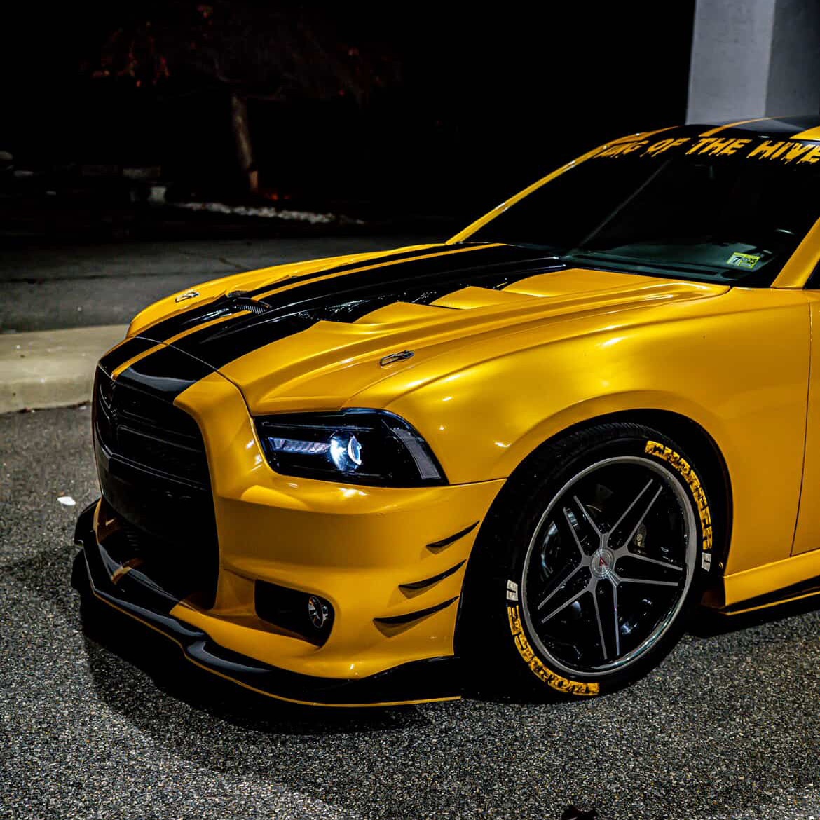 NIO Gloss PET Metal Paint Yellow Car Vinyl Wrap