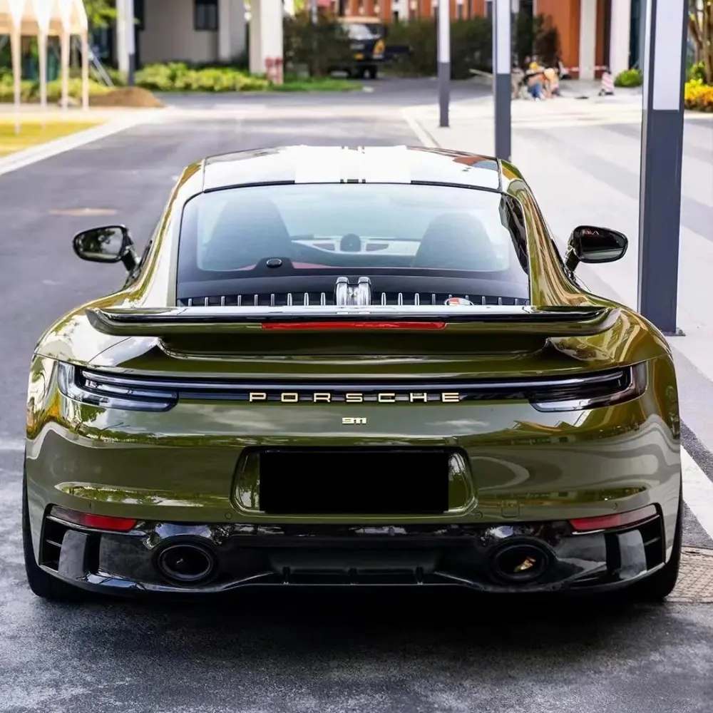 TPU Gloss Military Green Car Vinyl Wrap